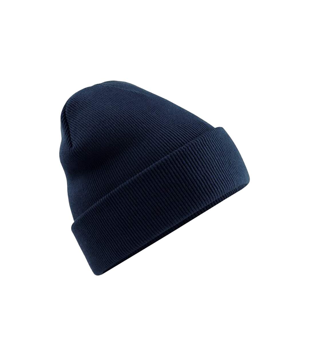 Bonnet original adulte bleu marine Beechfield-1