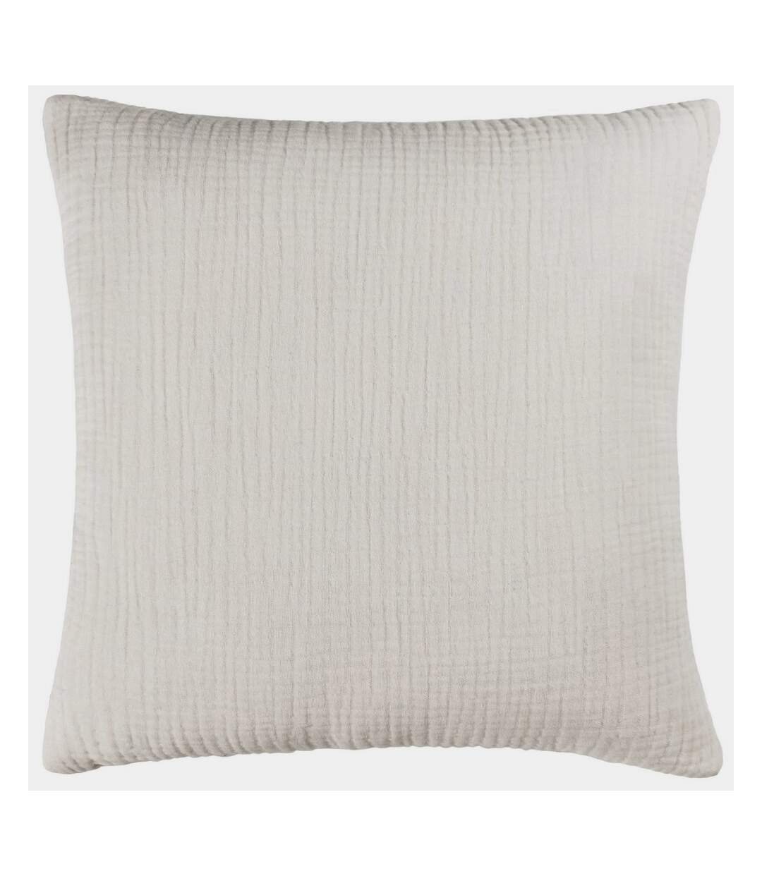 Lark cotton crinkled cushion cover 45cm x 45cm white Yard