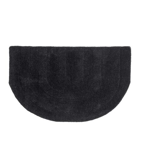 Tapis Demi-Rond Nora 50x80cm Noir