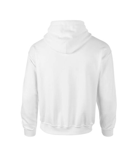 Sweat à capuche homme blanc Gildan