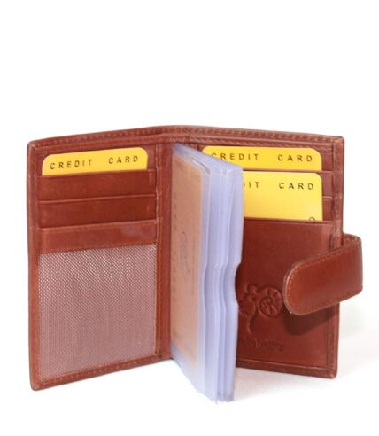 Eastern Counties Leather Ricky Credit Card Holder With Plastic Inserts (Cognac) (One size) - UTEL256