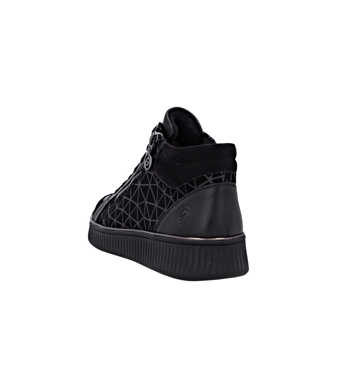 Basket Montante Cuir Remonte Goatsuede-4