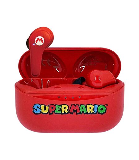 Écouteurs Sans Fil Motif/style  Taille Unique Rouge Super Mario