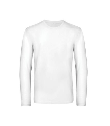 B&C Mens E190 Long Sleeve T-Shirt (White)