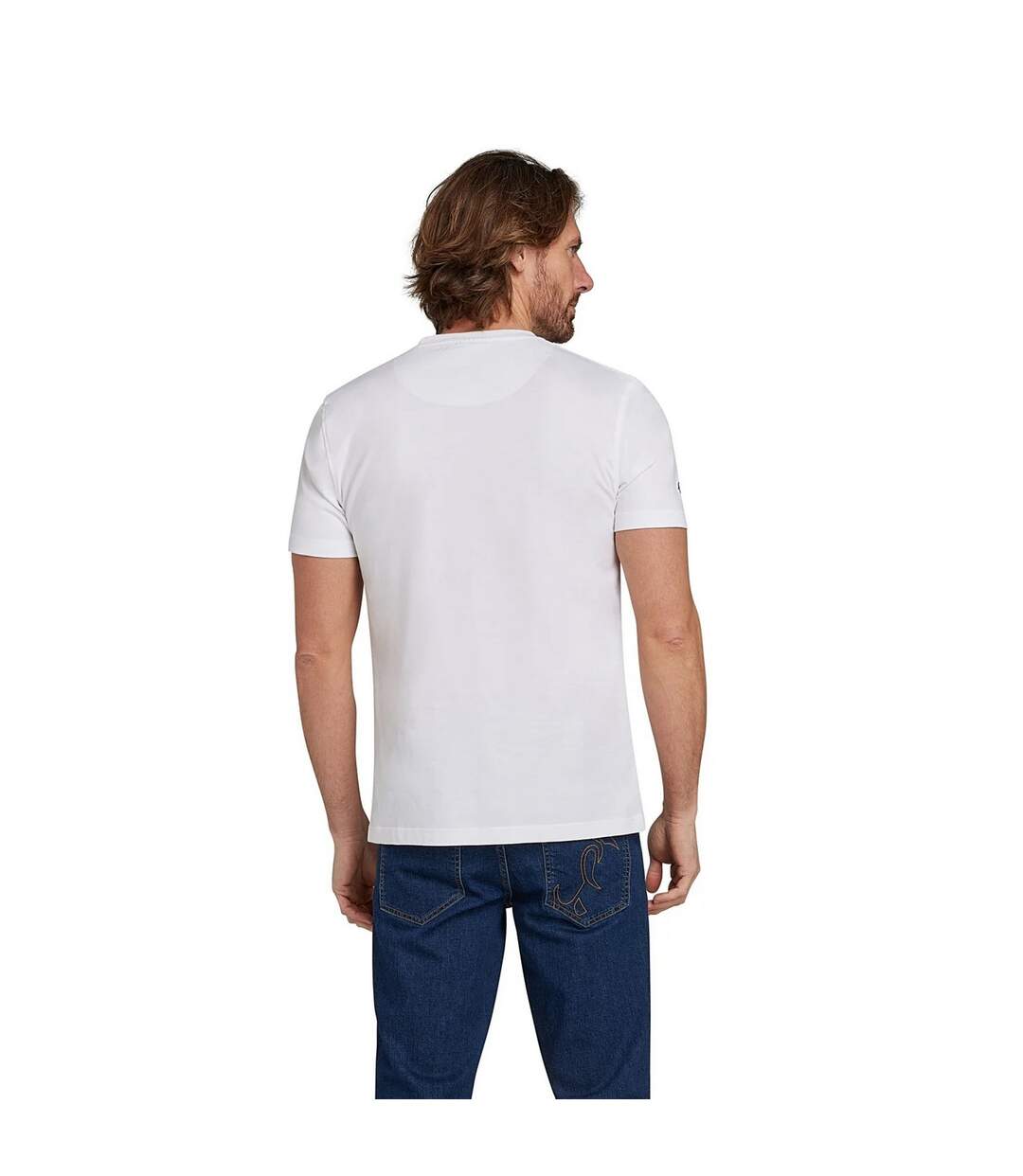 Mens racers ruck & maul t-shirt white Raging Bull-2