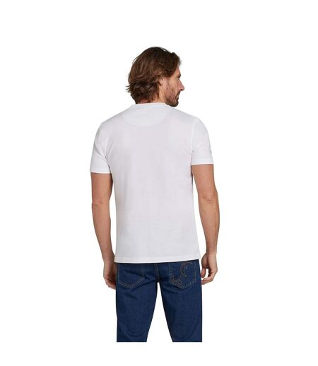Mens racers ruck & maul t-shirt white Raging Bull