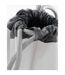 Athleisure Drawstring Bag One Size Ice Grey Bagbase-3