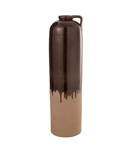 Vase Design en Céramique Droplet 68cm Marron