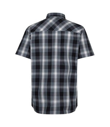 Mens Hot Chilli Plaid Shirt Navy Jack Wolfskin