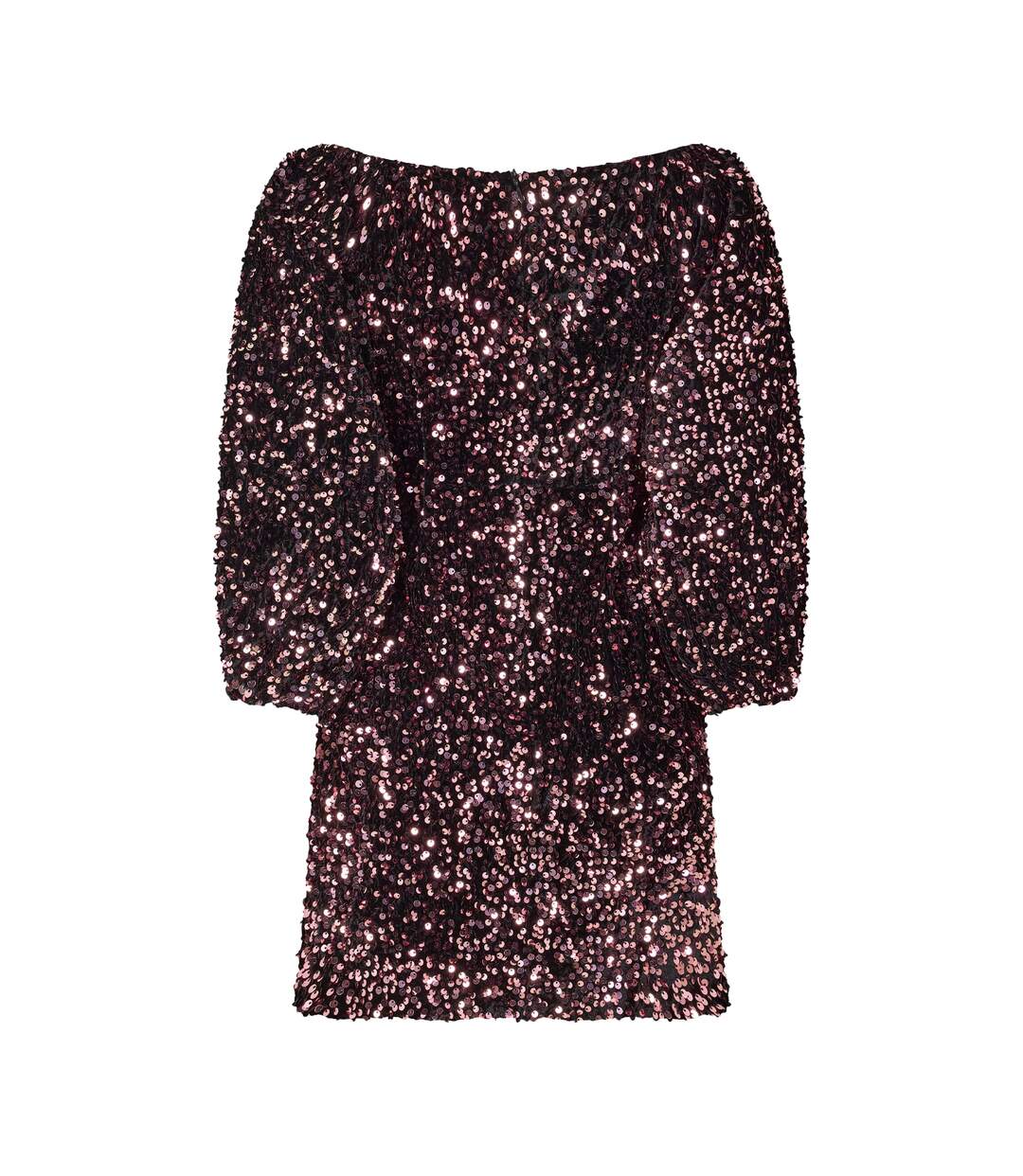 Womens/ladies Sequins V Neck Party Mini Dress Multicoloured AmyLynn-2