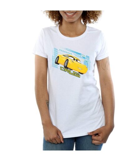Disney - T-shirt CARS CRUZ RAMIREZ - Femme (Blanc) - UTBI13850