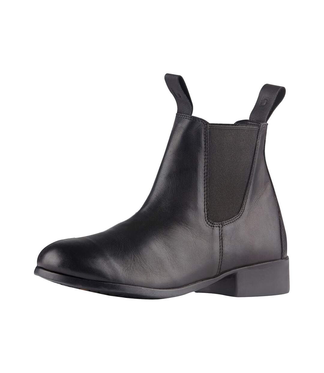 Bottines elevation en cuir jodhpur adultes noir Dublin-1