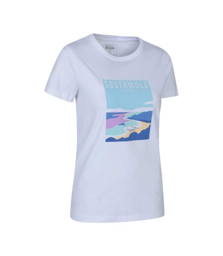 Womens/ladies southwold short-sleeved t-shirt white Mountain Warehouse