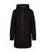 Womens/ladies miatta at400 fleece jacket black Trespass