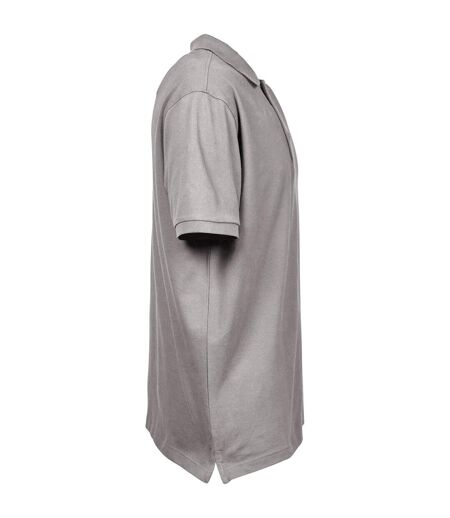 Mens Luxury Stretch Polo Shirt Stone Tee Jays