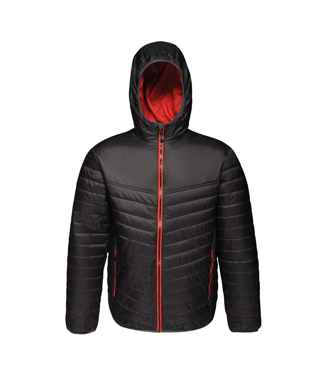 Mens firedown padded jacket black/red Regatta