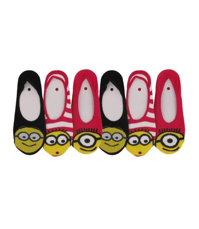 Chaussettes Invisibles Femme Les Minions Lot de 6