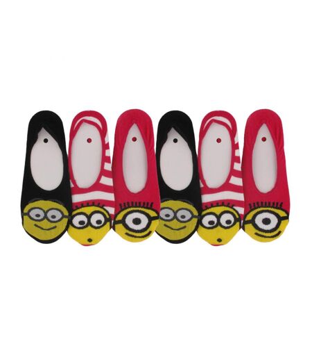 Chaussettes Invisibles Femme Les Minions Lot de 6