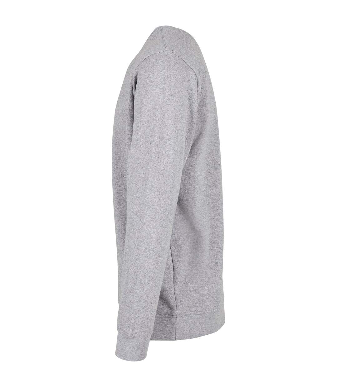 T-shirt Basic Homme Gris Chiné Build Your Brand-3