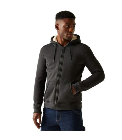 Mens Naddle Fleece Full Zip Hoodie Black Regatta