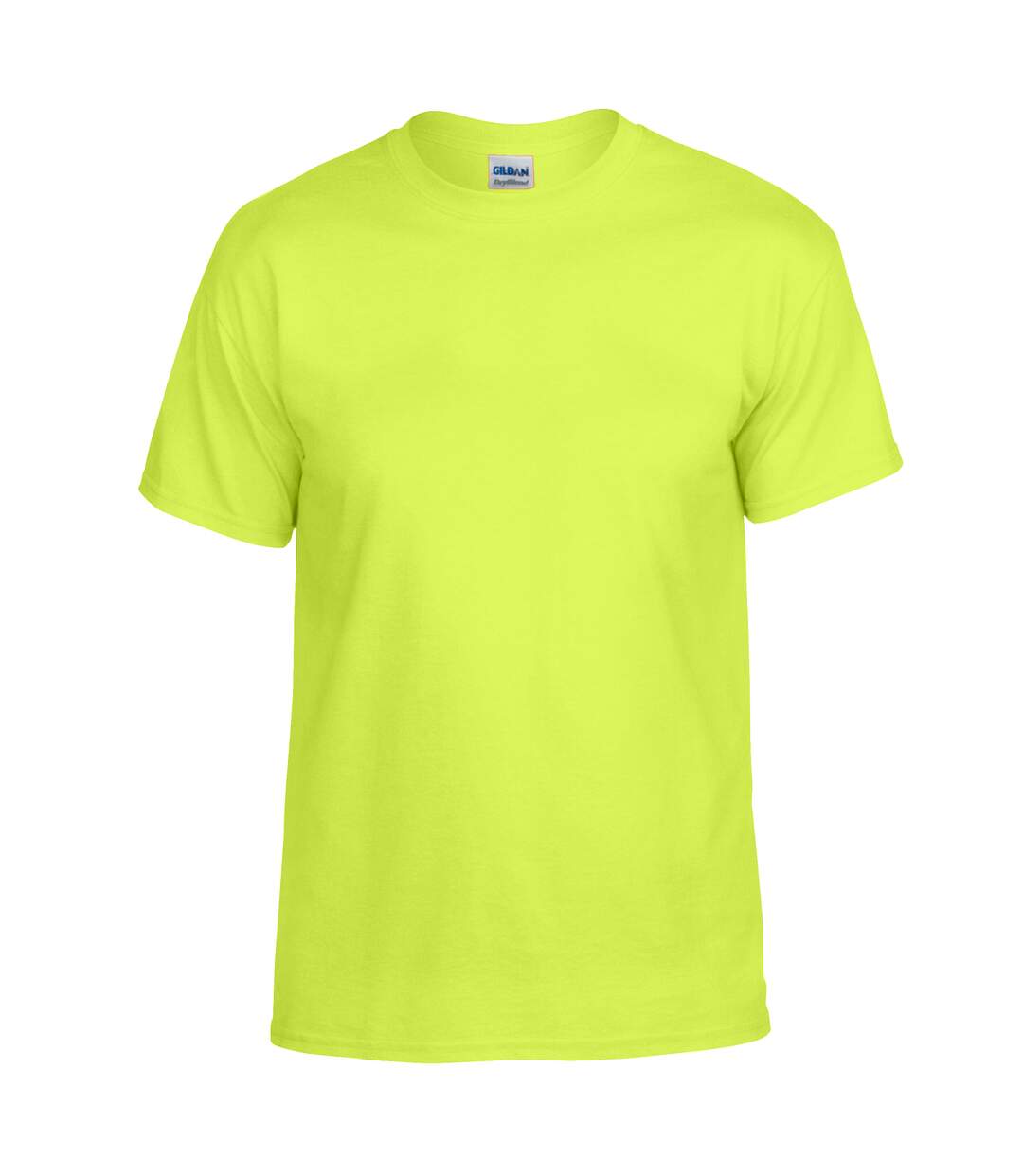 T-shirt homme vert fluo Gildan-1