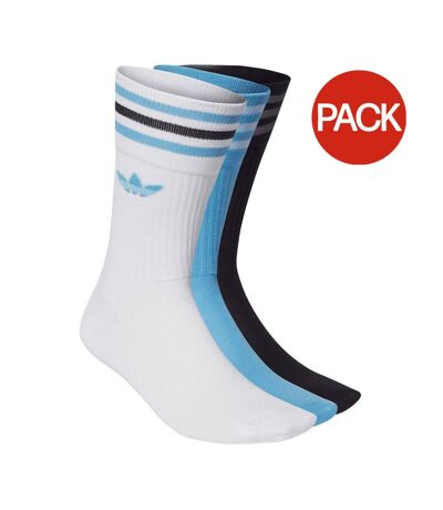 Chaussettes adulte blanc / bleu / noir Adidas