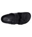 Womens/ladies shore sliders black Animal-2