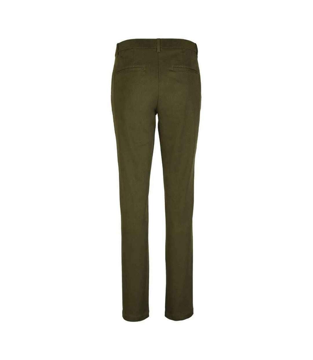 Chino Gustave Femme Kaki Sombre NEOBLU-2