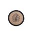 Set de Table Rond en Jute Mogador 38cm Naturel & Noir