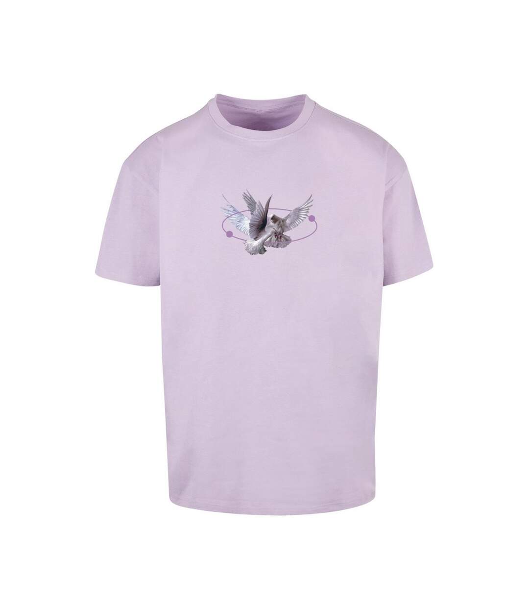 Mens Vive La Liberte Oversized T-shirt Lilas Mister Tee-2