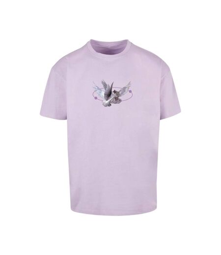 Mens Vive La Liberte Oversized T-shirt Lilas Mister Tee