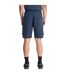 Mens Leather Badge Water Repellent Cargo Shorts Navy Timberland-3