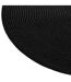 Set de Table Rond Tressé 38cm Noir-2