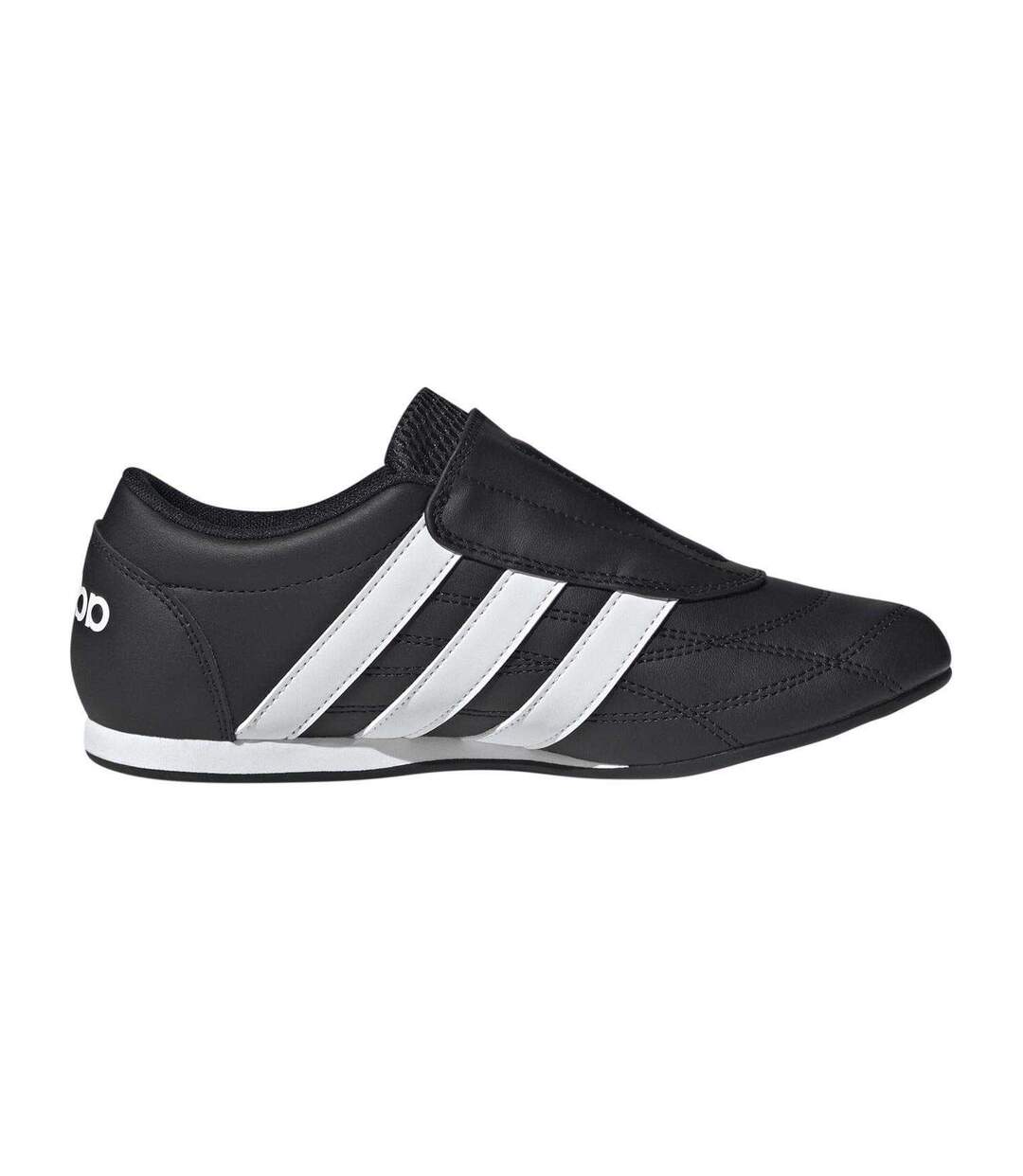 Womens/ladies Tekwen Lace Up Casual Shoes Black White Adidas-1