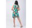 Robe courte sans manches coton femme CHRISTINA motif feuillage Coton Du Monde-4