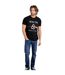 T-shirt carp side of the moon homme noir Weird Fish