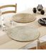 Set de Table Rond Paille de Jonc 38cm Naturel-4