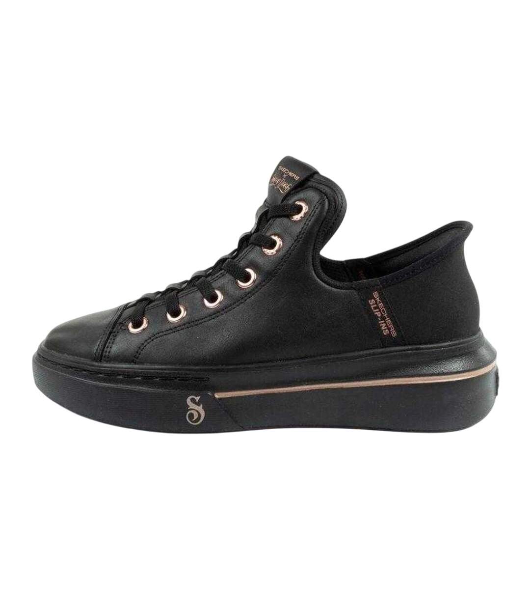 Baskets Motif/style Logo Femme Noir Skechers-3