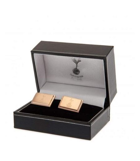Tottenham Hotspur FC Rose Gold Plated Cufflinks (Rose Gold) (One Size) - UTTA5118