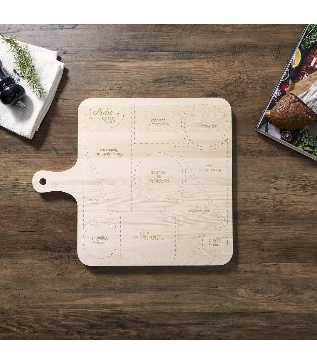Plateau en bois collection EPICURE-3