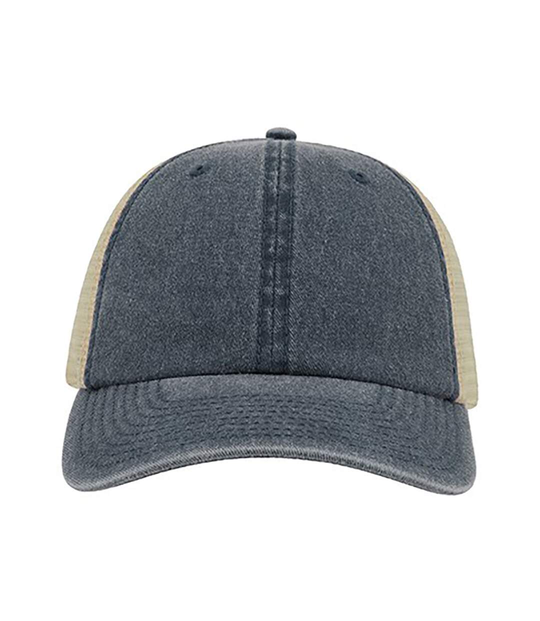 Casquette trucker case bleu marine Atlantis-4