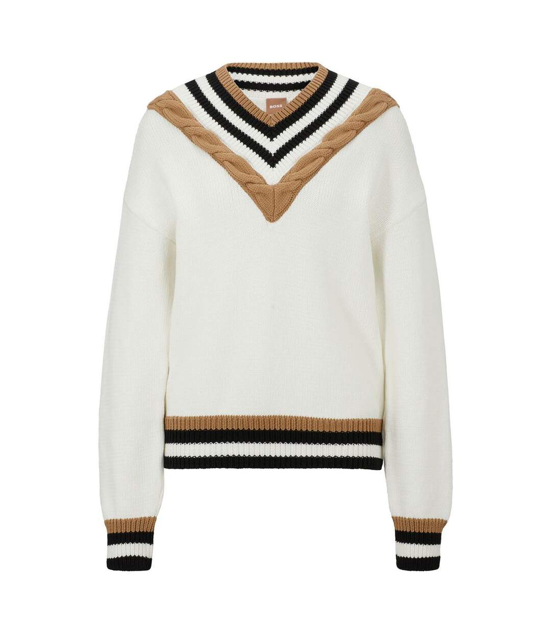 Pull Falli Femme Blanc Boss-1
