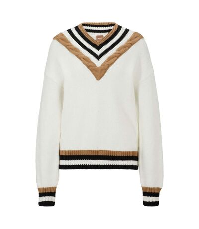 Pull Falli Femme Blanc Boss
