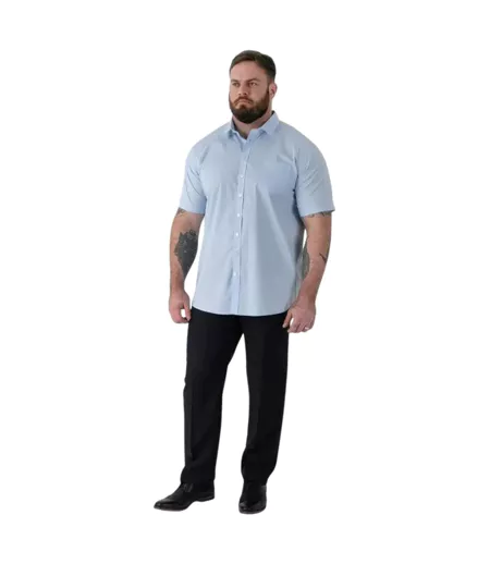 Chemise Manches Courtes Lucas Homme Bleu Ciel Duke