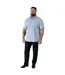 Chemise Manches Courtes Lucas Homme Bleu Ciel Duke-4