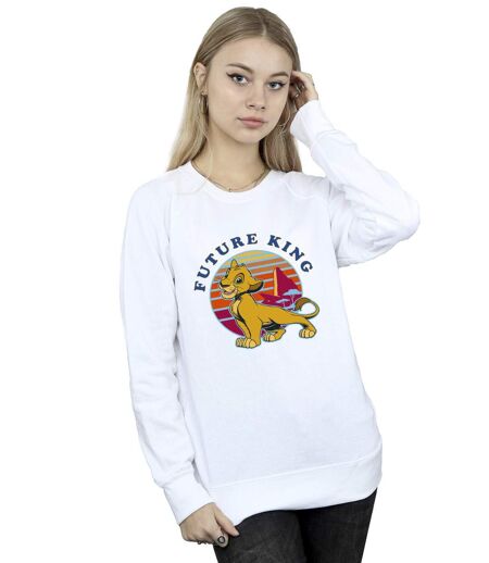 Disney Sweat Womens/Ladies The Lion King Future King Sweatshirt (Blanc) - UTBI22371