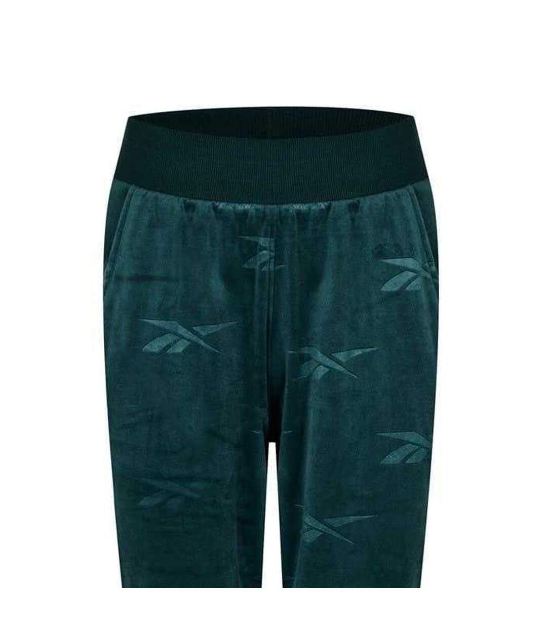 Womens/ladies Energy Q4 Joggers Forest Green Reebok-2