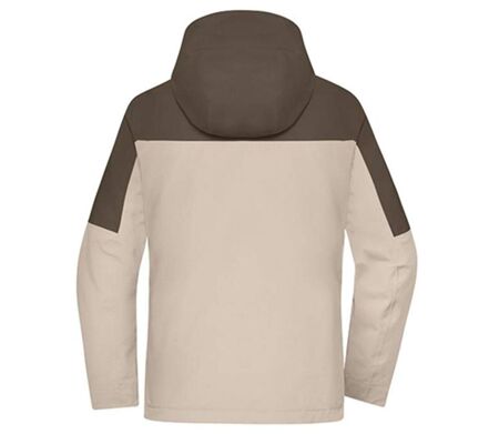 Veste 3 en 1 - Femme - JN1377 - beige grès et marron