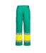 Portwest Mens Contrast Hi-Vis Work Trousers (Yellow/Teal) - UTPW945
