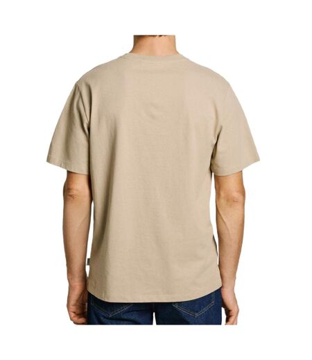 T-shirt Beige Homme Pepe jeans Contrast - L